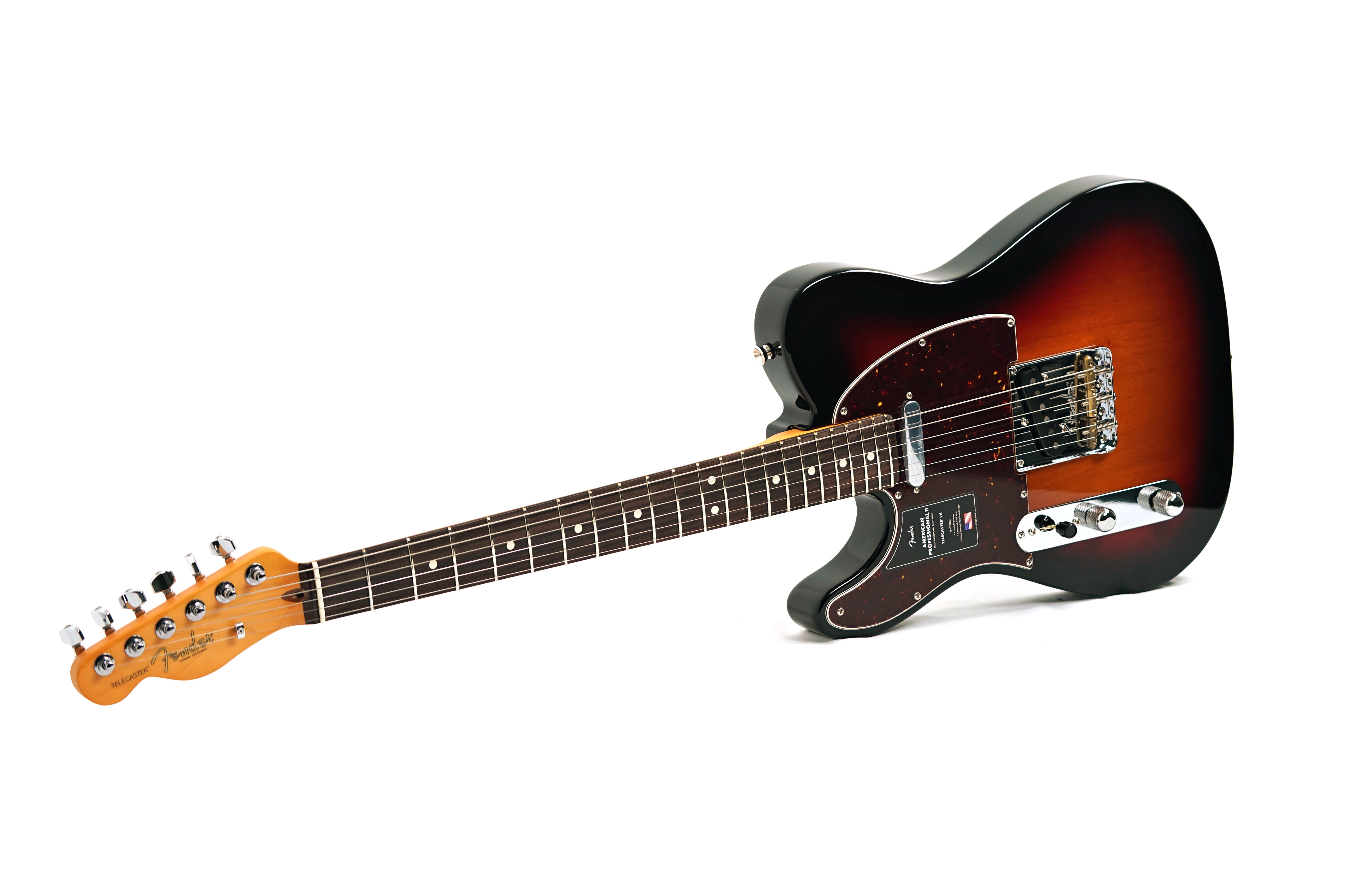 Fender American Professional II Telecaster 3 Tone Sunburst Rosewood Fingerboard Left Handed #US25069263