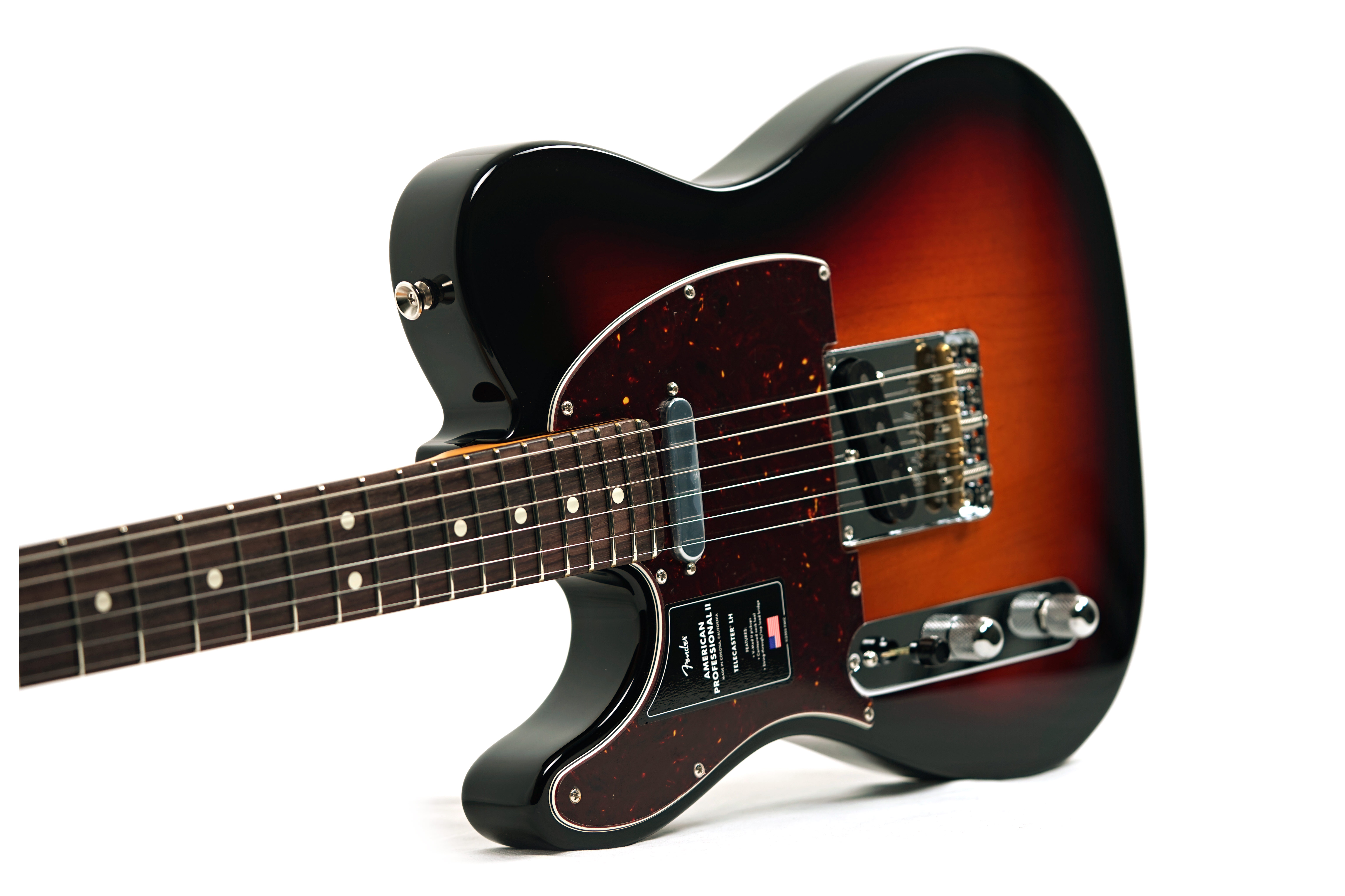 Fender American Professional II Telecaster 3 Tone Sunburst Rosewood Fingerboard Left Handed #US25069263