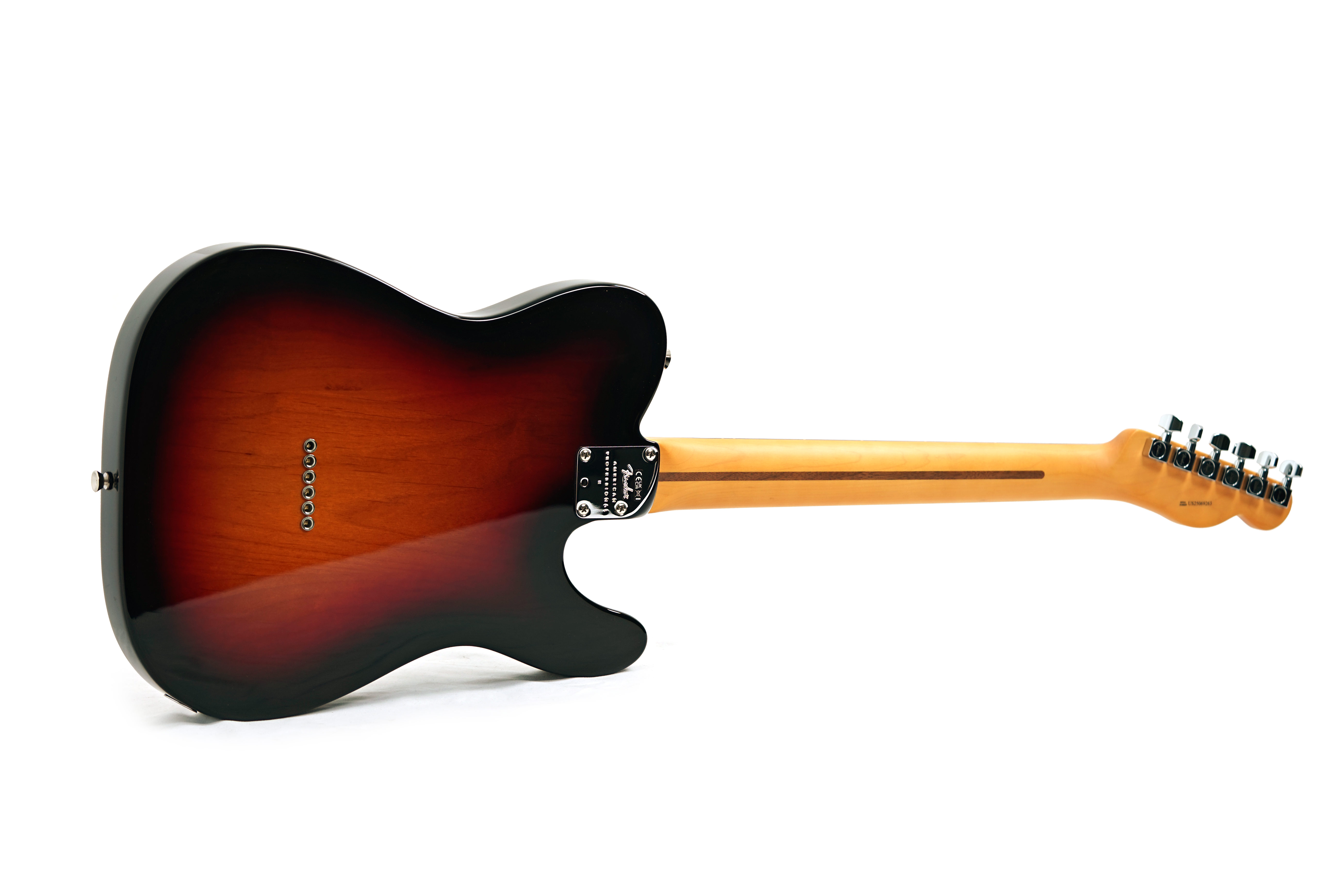 Fender American Professional II Telecaster 3 Tone Sunburst Rosewood Fingerboard Left Handed #US25069263