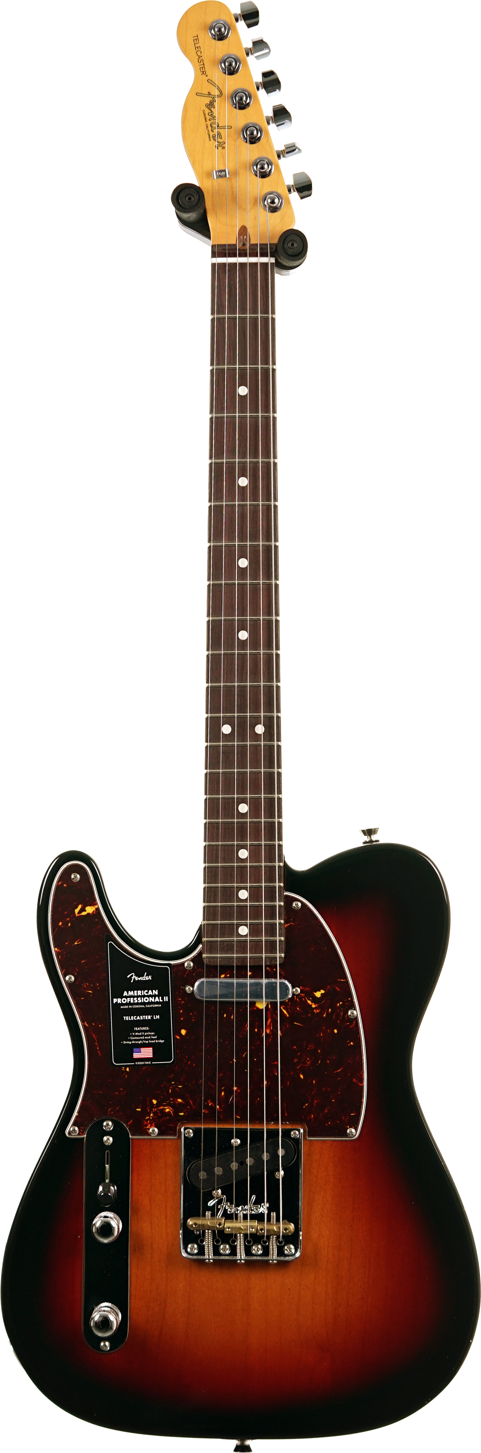 Fender American Professional II Telecaster 3 Tone Sunburst Rosewood Fingerboard Left Handed #US25106052