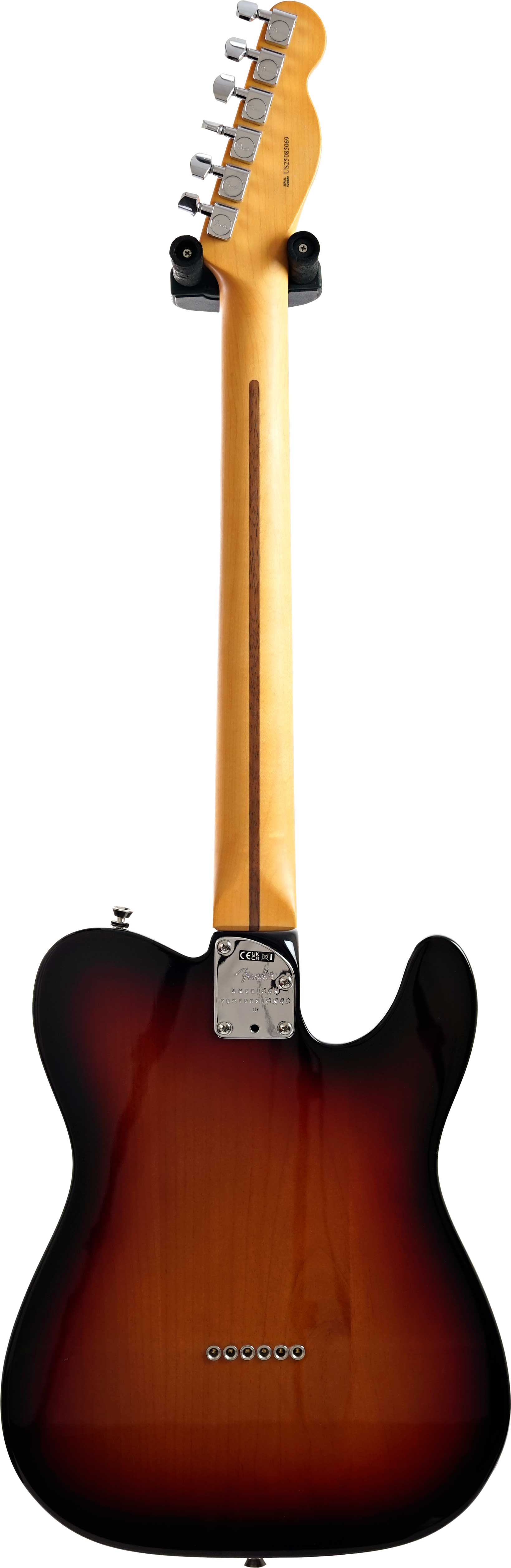 Fender American Professional II Telecaster 3 Tone Sunburst Rosewood Fingerboard Left Handed #US25085069