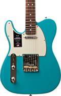 Fender American Professional II Telecaster Miami Blue Rosewood Fingerboard Left Handed (Ex-Demo) #US210021219