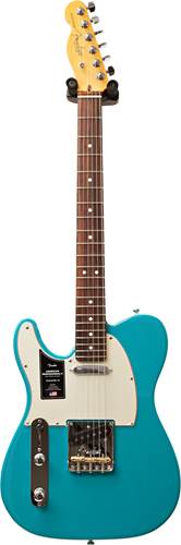 Fender American Professional II Telecaster Miami Blue Rosewood Fingerboard Left Handed (Ex-Demo) #US210021219