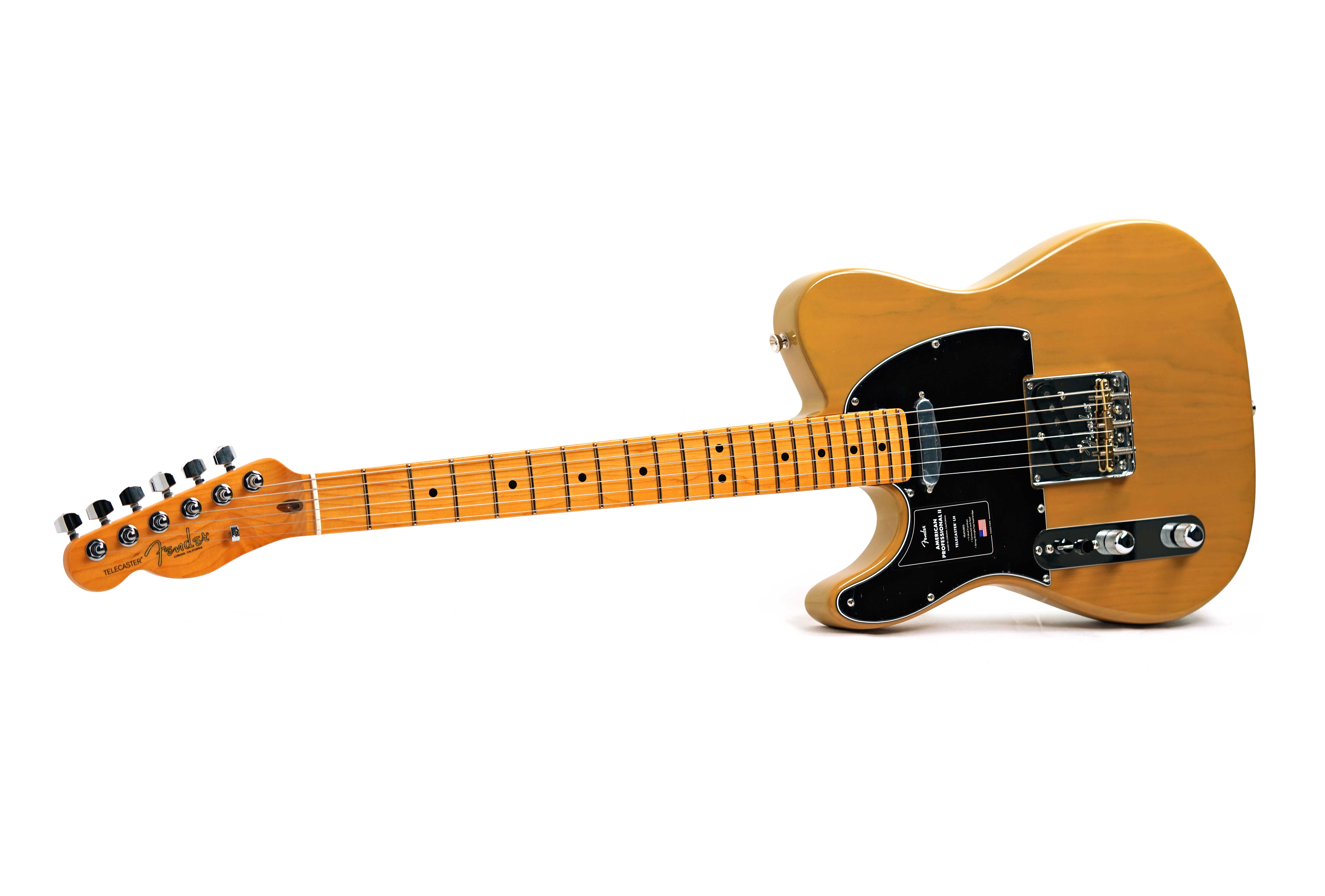 Fender American Professional II Telecaster Butterscotch Blonde Maple Fingerboard Left Handed #US25076738