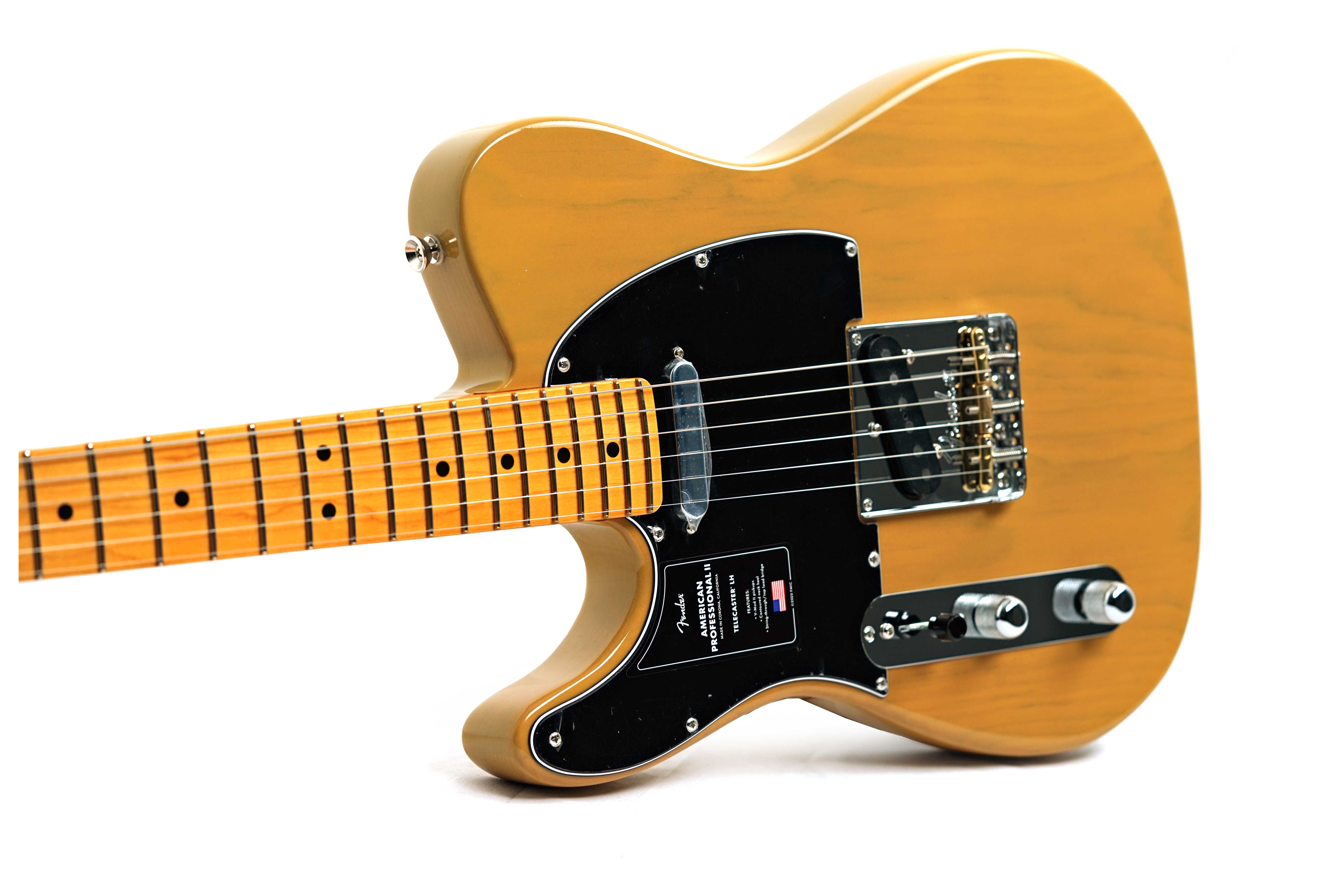 Fender American Professional II Telecaster Butterscotch Blonde Maple Fingerboard Left Handed #US25076738