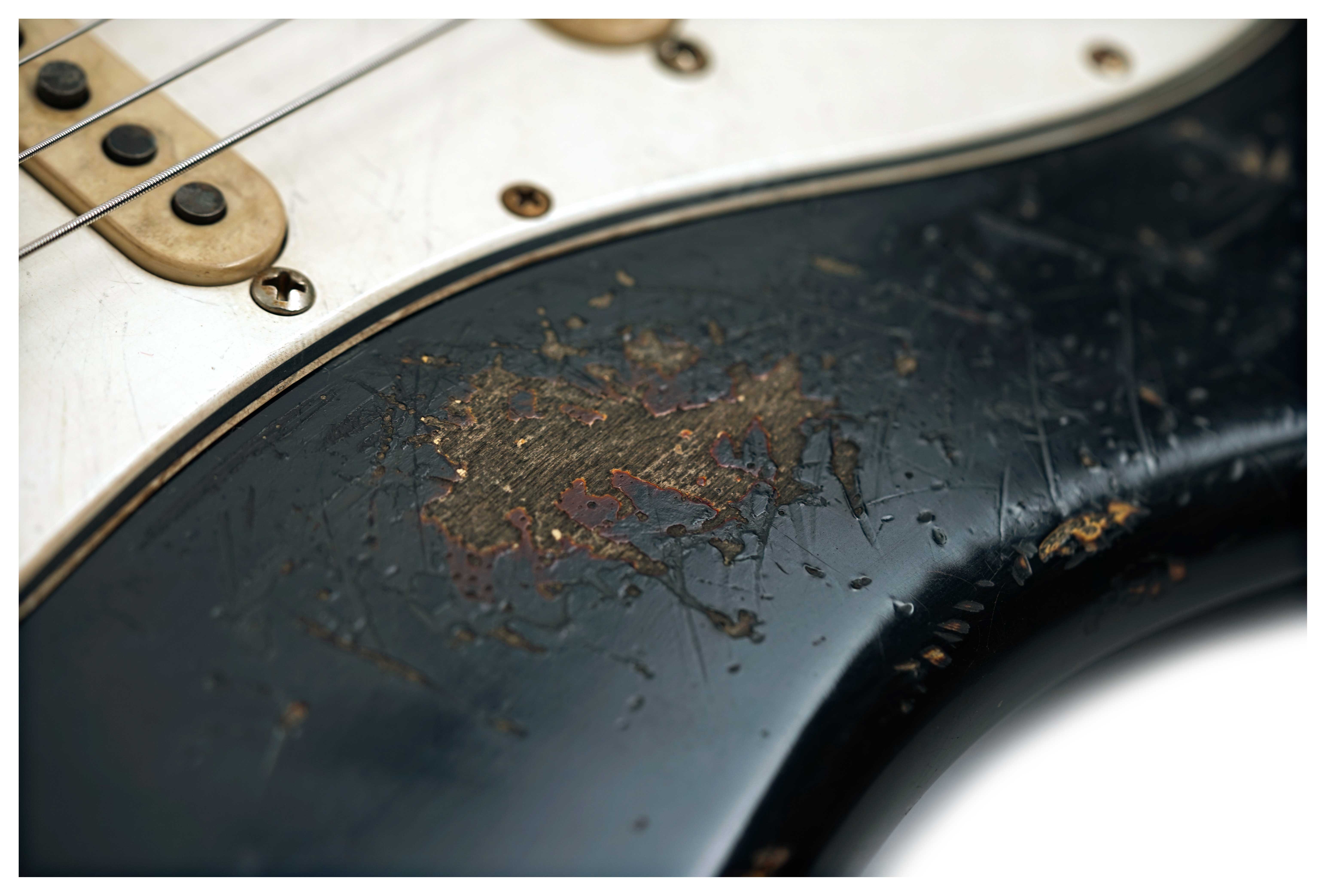 Fender Custom Shop 61 Stratocaster Heavy Relic Black over 3 Tone Sunburst Master Built by Jason Smith #R147563