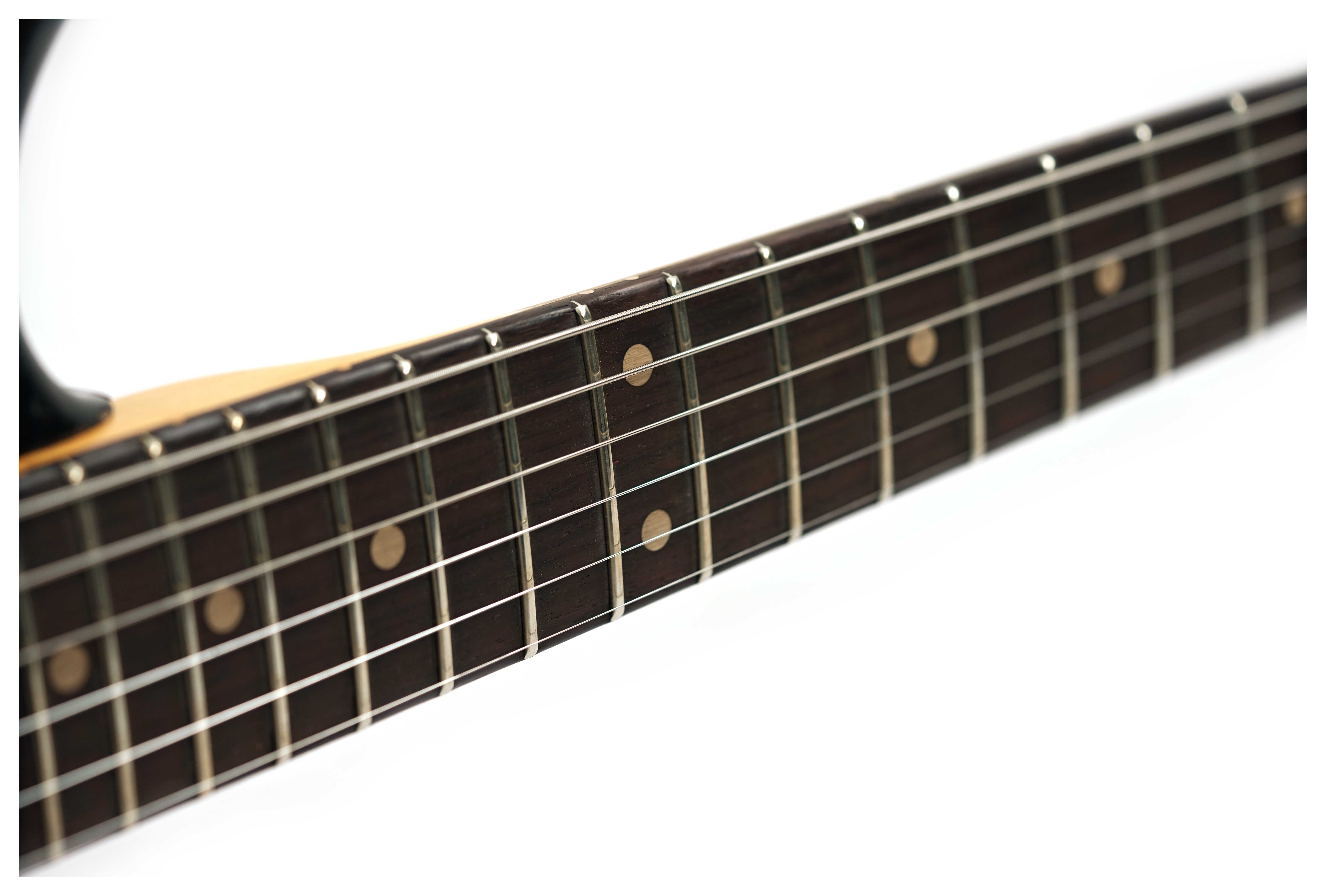 Fender Custom Shop 61 Stratocaster Heavy Relic Black over 3 Tone Sunburst Master Built by Jason Smith #R147563