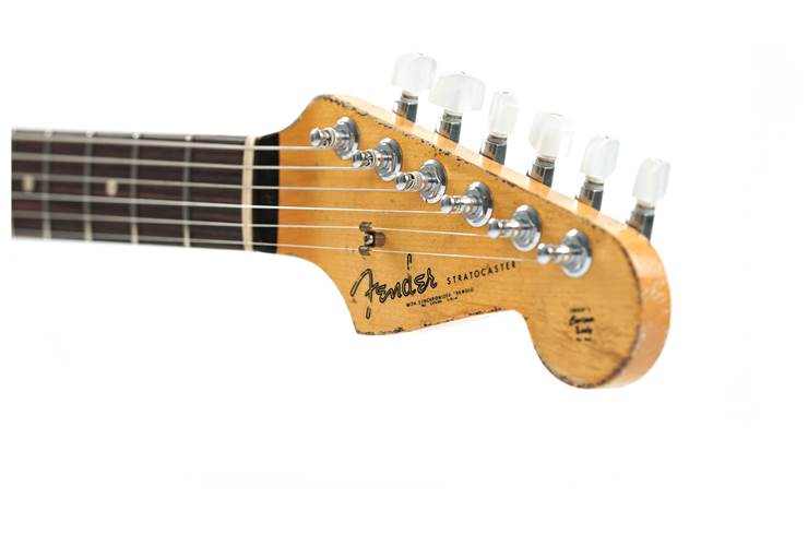 Fender Custom Shop 61 Stratocaster Heavy Relic Charcoal Frost Metallic over Desert Sand Master Built by Dennis Galuszka #R134652 Fender Custom Shop 61 Stratocaster Heavy Relic Charcoal Frost Metallic over Desert Sand Master Built by Dennis Galuszka #R134652