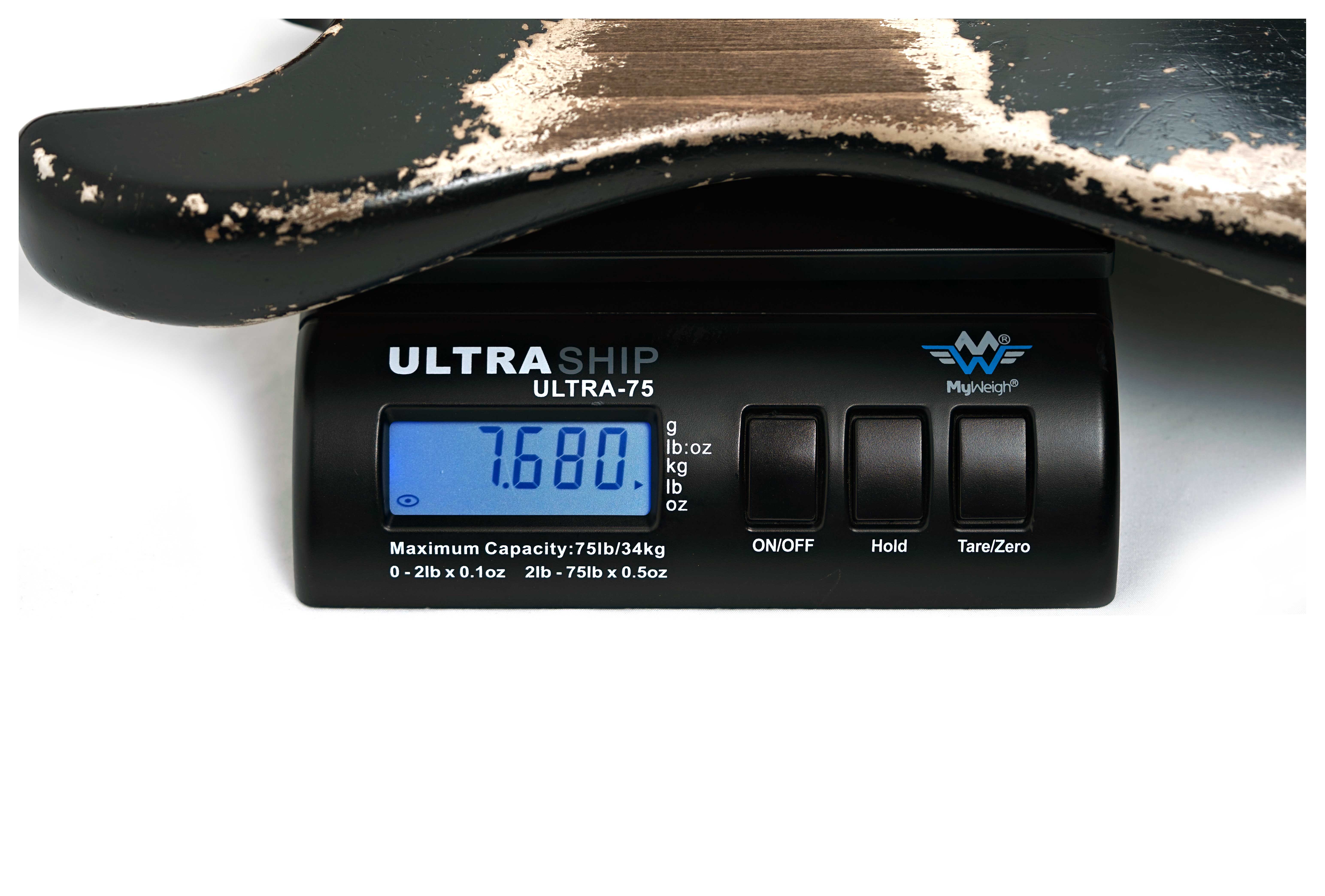 Fender Custom Shop 61 Stratocaster Heavy Relic Black over Shoreline Gold Master Built by Paul Waller #R147453