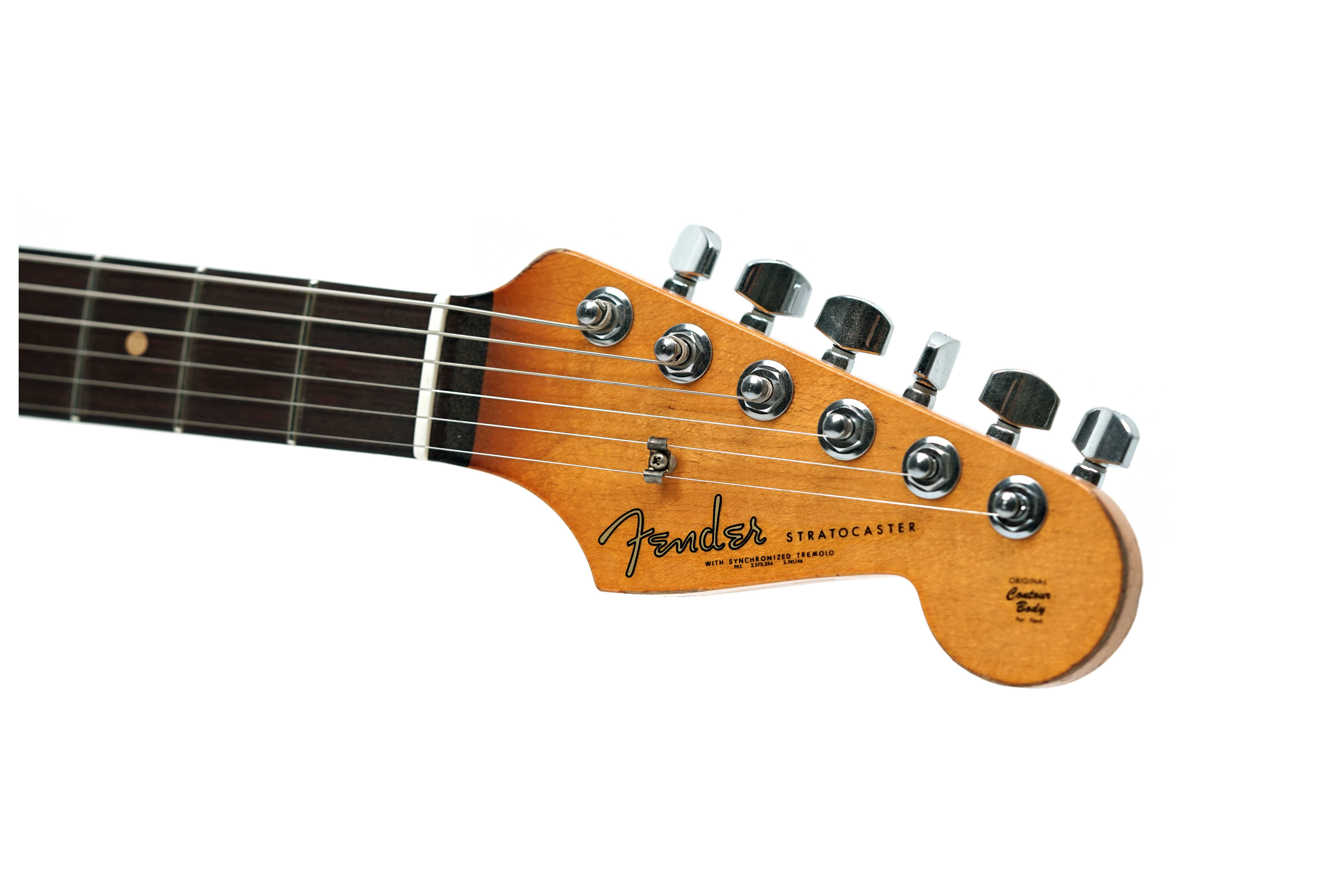 Fender Custom Shop 61 Stratocaster Heavy Relic Black over Shoreline Gold Master Built by Paul Waller #R147453