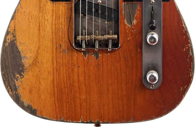 Fender Custom Shop 52 Telecaster Heavy Relic Aged Natural Maple Fingerboard Master Built by Dale Wilson #R136723 Fender Custom Shop 52 Telecaster Heavy Relic Aged Natural Maple Fingerboard Master Built by Dale Wilson #R136723