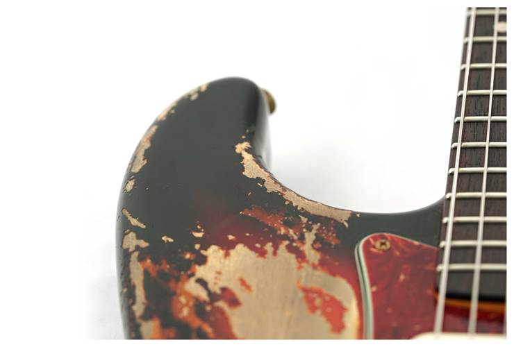 Fender Custom Shop 63 Stratocaster Heavy Relic Bleached 3 Tone Sunburst Rosewood Fingerboard Master Built by Austin MacNutt #R140044 Fender Custom Shop 63 Stratocaster Heavy Relic Bleached 3 Tone Sunburst Rosewood Fingerboard Master Built by Austin MacNutt #R140044