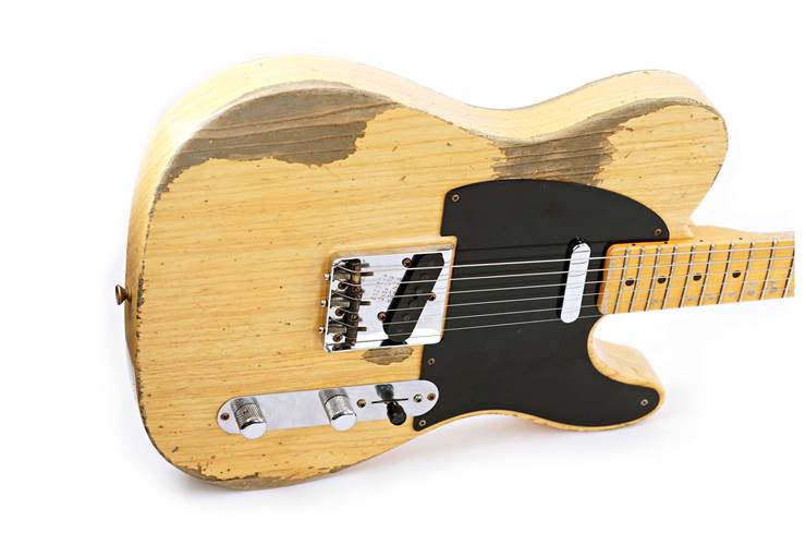 Fender Custom Shop 52 Telecaster Heavy Relic Aged Natural Maple Fingerboard Master Built by Ron Thorn #R124045 Fender Custom Shop 52 Telecaster Heavy Relic Aged Natural Maple Fingerboard Master Built by Ron Thorn #R124045