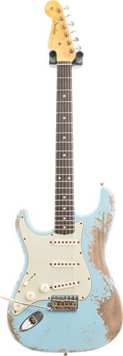 Fender Custom Shop 1960 Stratocaster Super Heavy Relic Daphne Blue Left Handed