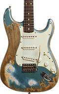 Fender Custom Shop 1960 Strat Super Heavy Relic Ice Blue Metallic #R109525