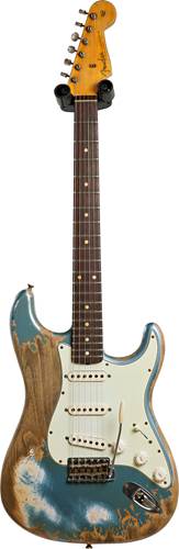 Fender Custom Shop 1960 Strat Super Heavy Relic Ice Blue Metallic #R109525