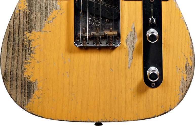 Fender Custom Shop 52 Telecaster Super Heavy Relic Butterscotch Blonde #R108547 Fender Custom Shop 52 Telecaster Super Heavy Relic Butterscotch Blonde #R108547