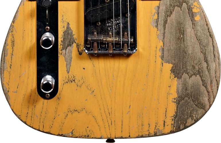 Fender Custom Shop 52 Telecaster Super Heavy Relic Butterscotch Blonde Left Handed #R109073 Fender Custom Shop 52 Telecaster Super Heavy Relic Butterscotch Blonde Left Handed #R109073