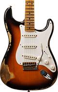 Fender Custom Shop 1957 Stratocaster Heavy Relic 2 Tone Sunburst #R121752