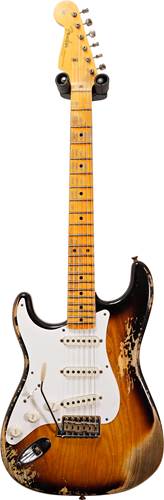 Fender Custom Shop 1957 Strat Heavy Relic 2 Tone Sunburst Left Handed #R109721 Fender Custom Shop 1957 Strat Heavy Relic 2 Tone Sunburst Left Handed #R109721
