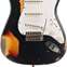 Fender Custom Shop 1961 Stratocaster Heavy Relic Black over 3 Tone Sunburst #R113171 