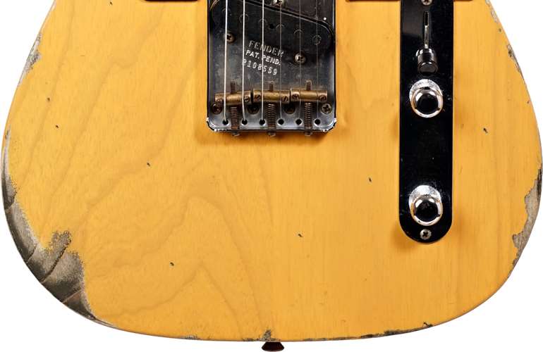 Fender Custom Shop 52 Telecaster Relic Butterscotch Blonde #R108559 Fender Custom Shop 52 Telecaster Relic Butterscotch Blonde #R108559