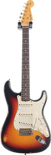 Fender Custom Shop 1960 Stratocaster Relic 3 Tone Sunburst  #R109250