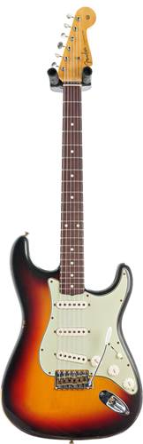Fender Custom Shop 1960 Stratocaster Relic 3 Tone Sunburst  #R120108