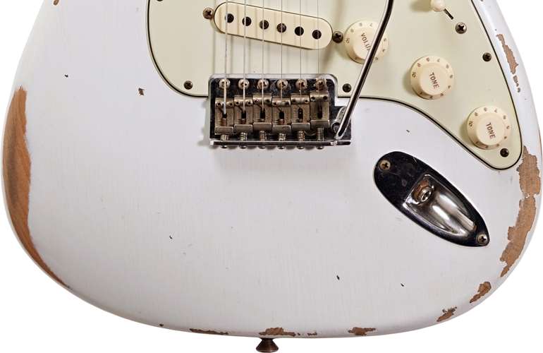 Fender Custom Shop 1960 Stratocaster Relic Olympic White  #R109592 Fender Custom Shop 1960 Stratocaster Relic Olympic White  #R109592