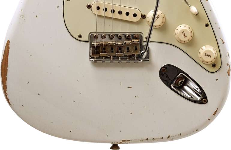 Fender Custom Shop 1960 Stratocaster Relic Olympic White #R109597 Fender Custom Shop 1960 Stratocaster Relic Olympic White #R109597