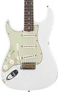 Fender Custom Shop 1960 Stratocaster Relic Olympic White Left Handed #R120461