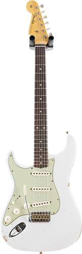 Fender Custom Shop 1960 Stratocaster Relic Olympic White Left Handed #R120461
