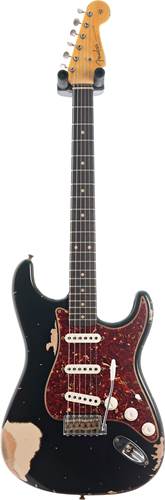 Fender Custom Shop 1961 Stratocaster Heavy Relic Black over Desert Sand #R107779 Fender Custom Shop 1961 Stratocaster Heavy Relic Black over Desert Sand #R107779