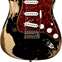 Fender Custom Shop 1961 Stratocaster Heavy Relic Black over Desert Sand #R108198 