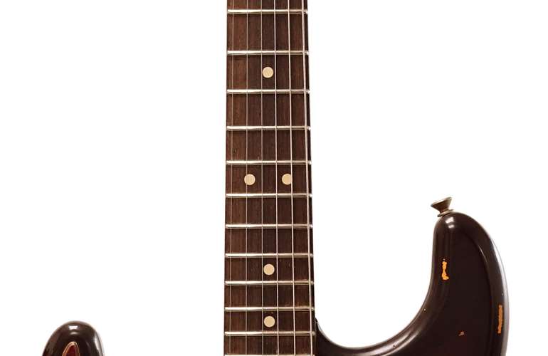 Fender Custom Shop 1963 Strat Relic Chocolate 3 Tone Sunburst Left Handed #R113236 Fender Custom Shop 1963 Strat Relic Chocolate 3 Tone Sunburst Left Handed #R113236