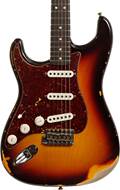 Fender Custom Shop 1963 Strat Relic Chocolate 3 Tone Sunburst Left Handed #R113391