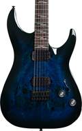 Schecter Omen Elite-6 See-Thru Blue Burst (Ex-Demo) #RO23010303