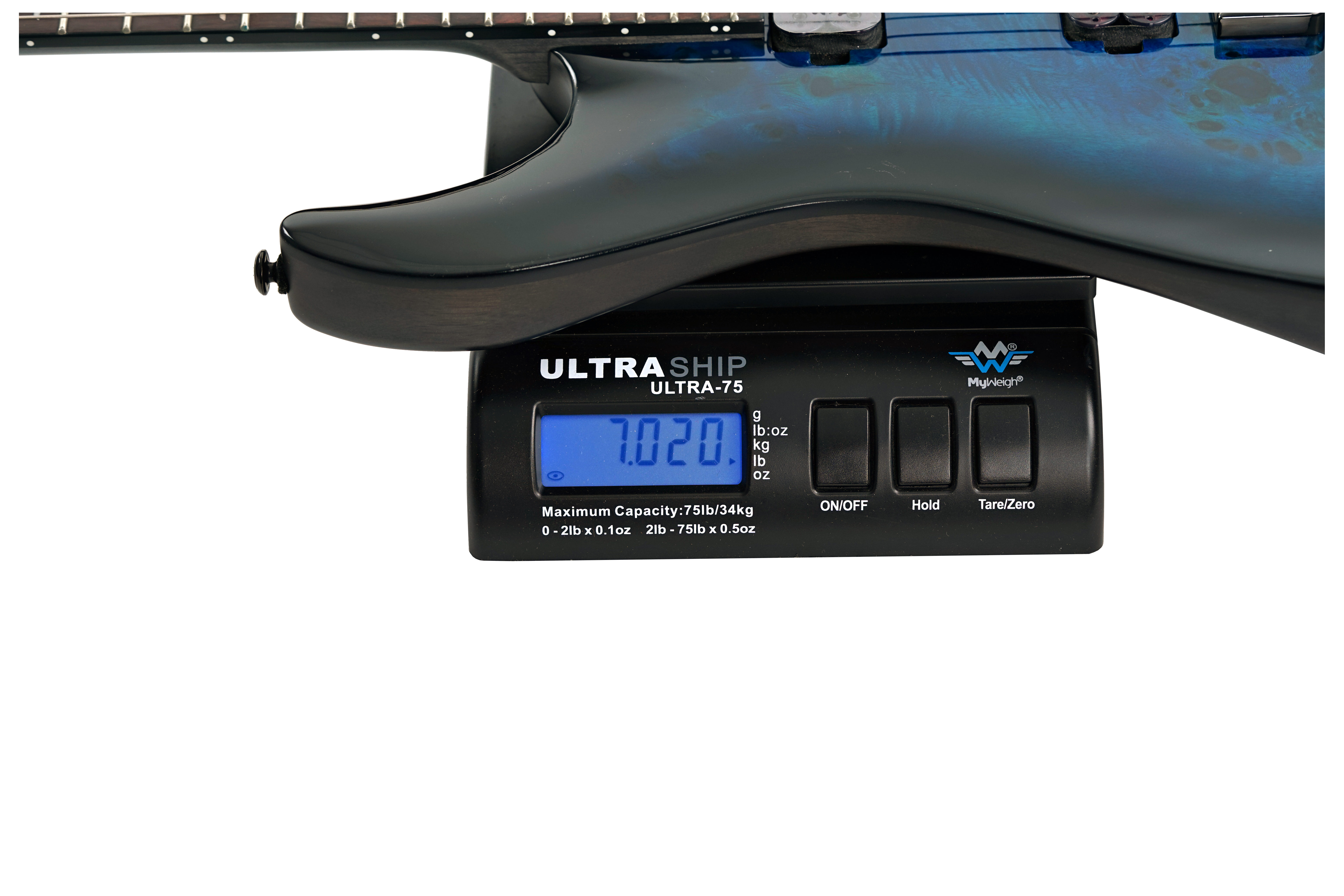 Schecter Omen Elite-6 See-Thru Blue Burst (Ex-Demo) #RO23010303