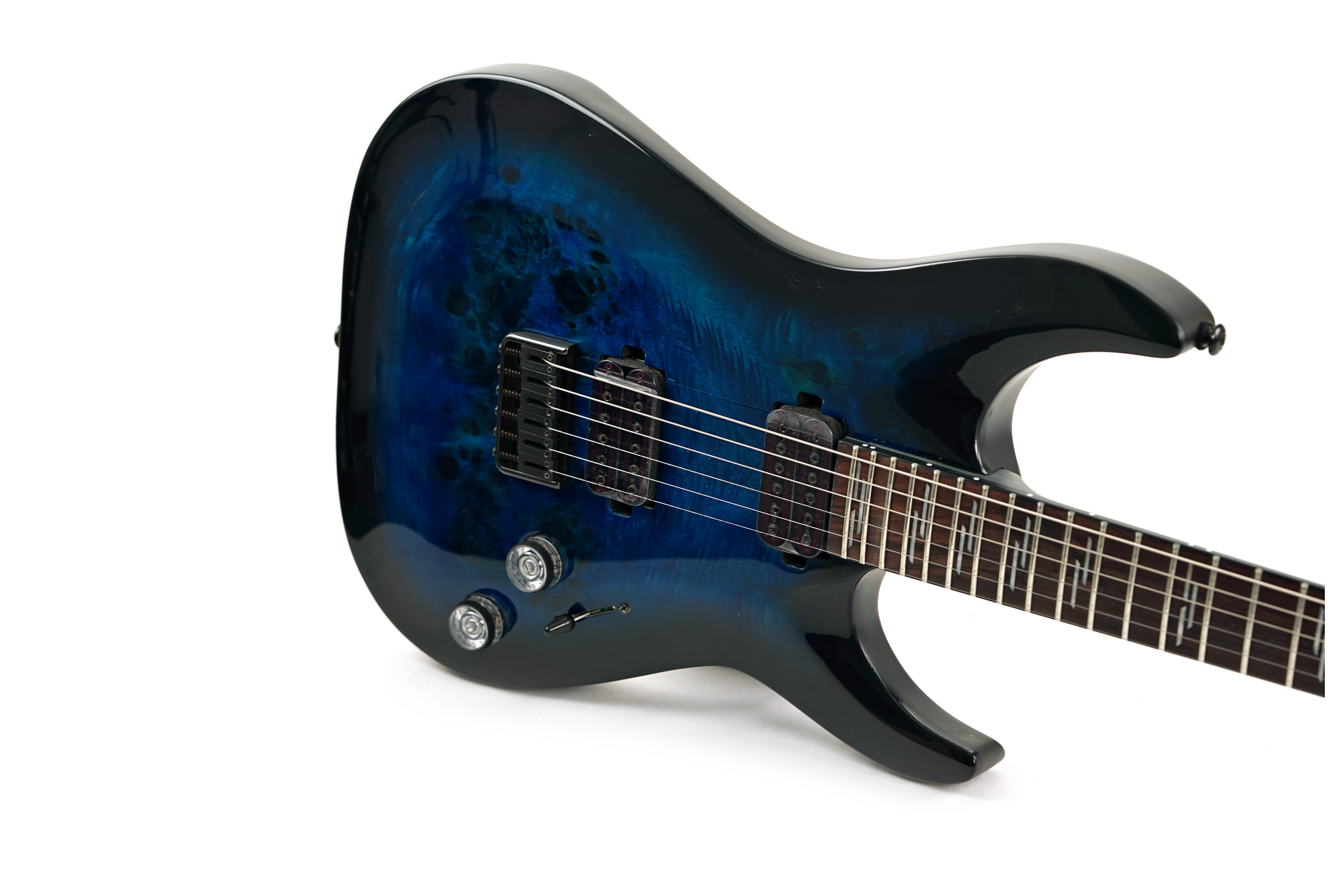 Schecter Omen Elite-6 See-Thru Blue Burst (Ex-Demo) #RO23010303