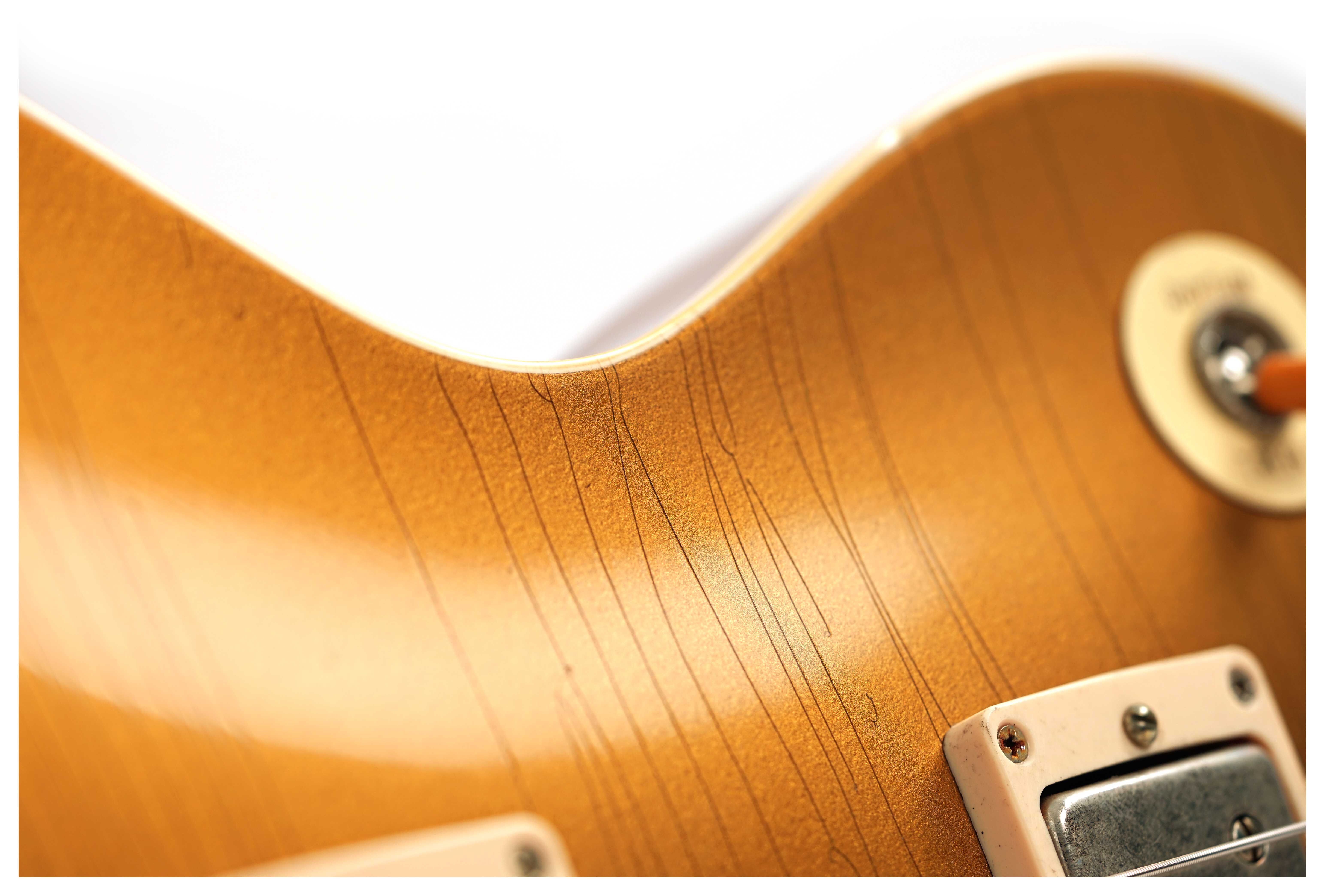 Gibson Custom Shop Murphy Lab 1957 Les Paul Reissue Ultra Light Aged Goldtop Double Gold #752099