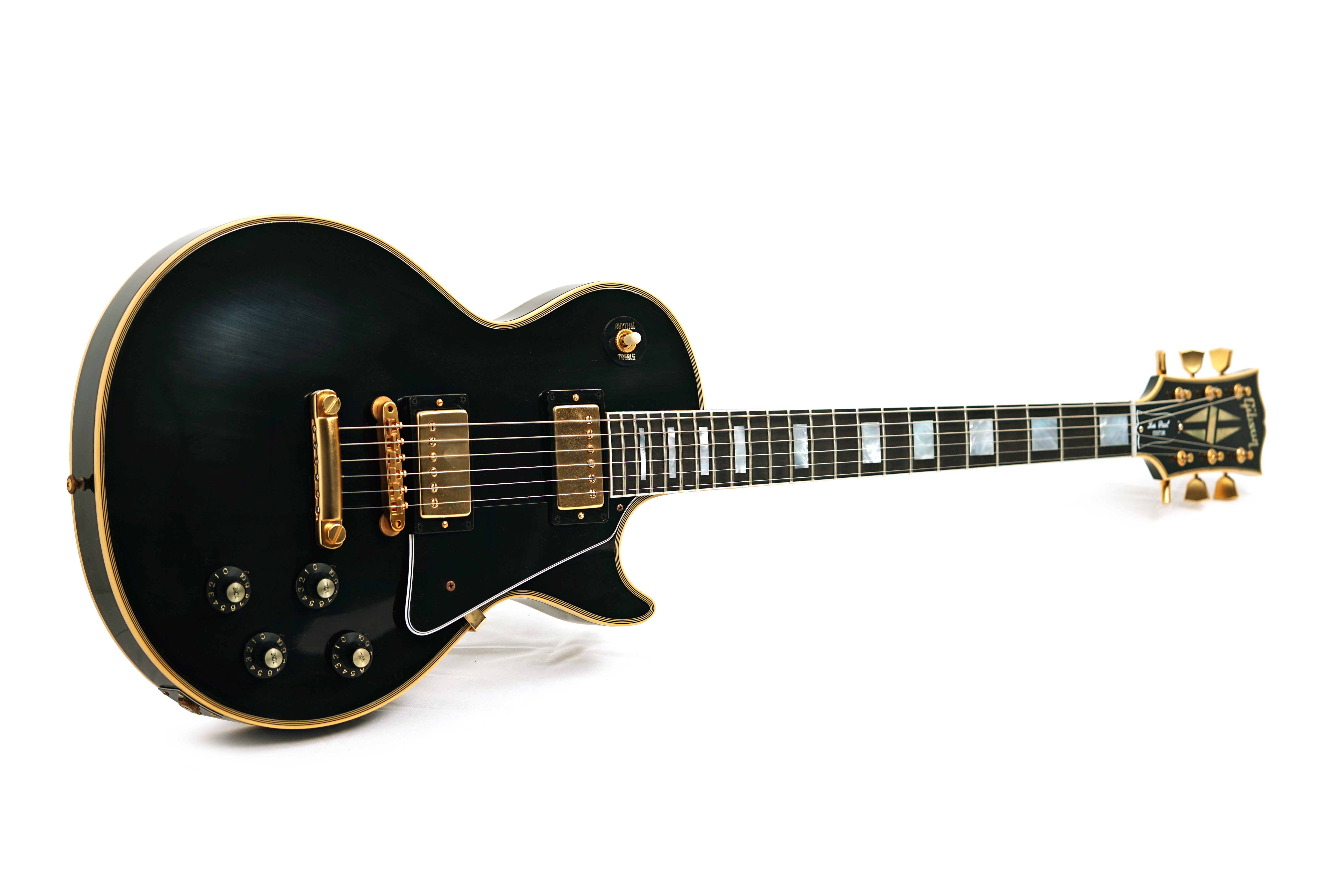 Gibson Custom Shop Murphy Lab 1968 Les Paul Custom Reissue Ultra Light Aged Ebony #509028