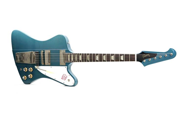 Gibson Custom Shop 1963 Firebird V with Maestro Vibrola Ultra Light Aged Pelham Blue #405043 Gibson Custom Shop 1963 Firebird V with Maestro Vibrola Ultra Light Aged Pelham Blue #405043