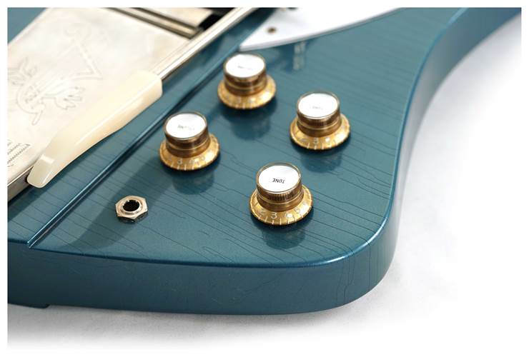 Gibson Custom Shop 1963 Firebird V with Maestro Vibrola Ultra Light Aged Pelham Blue #405043 Gibson Custom Shop 1963 Firebird V with Maestro Vibrola Ultra Light Aged Pelham Blue #405043