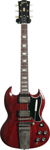 Gibson Custom Shop Murphy Lab 1964 SG Standard Reissue with Maestro Ultra Light Aged Cherry Red #400294