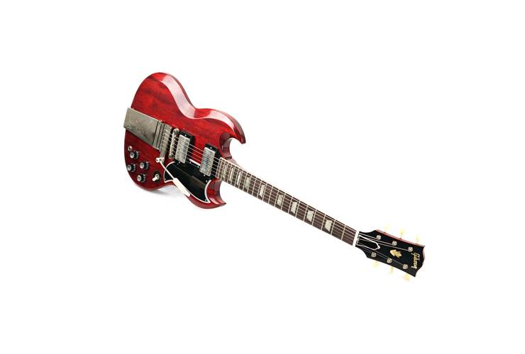 Gibson Custom Shop Murphy Lab 1964 SG Standard Reissue with Maestro Ultra Light Aged Cherry Red #401874 Gibson Custom Shop Murphy Lab 1964 SG Standard Reissue with Maestro Ultra Light Aged Cherry Red #401874