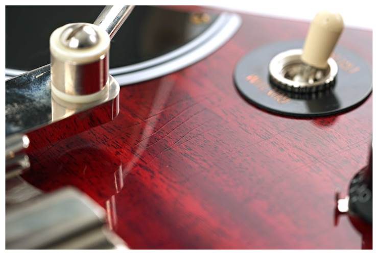 Gibson Custom Shop Murphy Lab 1964 SG Standard Reissue with Maestro Ultra Light Aged Cherry Red #401874 Gibson Custom Shop Murphy Lab 1964 SG Standard Reissue with Maestro Ultra Light Aged Cherry Red #401874