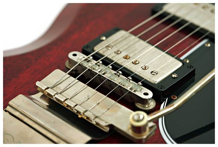 Gibson Custom Shop Murphy Lab 1964 SG Standard Reissue With Maestro Ultra Light Aged Cherry Red #503404 Gibson Custom Shop Murphy Lab 1964 SG Standard Reissue With Maestro Ultra Light Aged Cherry Red #503404