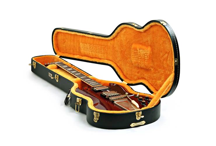 Gibson Custom Shop Murphy Lab 1964 SG Standard Reissue With Maestro Ultra Light Aged Cherry Red #503404 Gibson Custom Shop Murphy Lab 1964 SG Standard Reissue With Maestro Ultra Light Aged Cherry Red #503404
