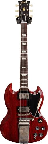 Gibson Custom Shop Murphy Lab 1964 SG Standard Reissue with Maestro Ultra Light Aged Cherry Red #201224