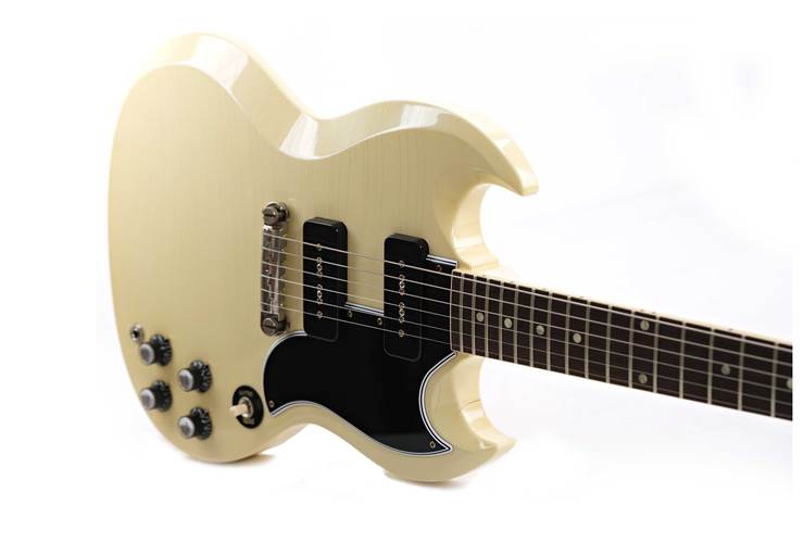 Gibson Custom Shop Murphy Lab 1963 SG Special Lightning Bar Ultra Light Aged Classic White #407503 Gibson Custom Shop Murphy Lab 1963 SG Special Lightning Bar Ultra Light Aged Classic White #407503